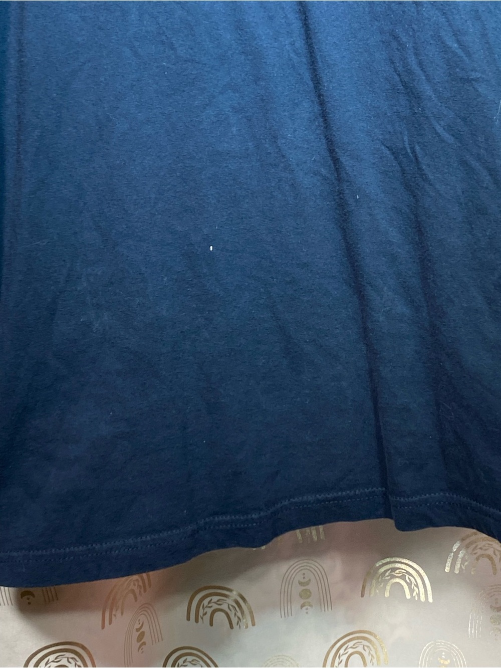 5.11 Tactical Navy Long Sleeve Tee with Red Chest Emblem - Picture 7 of 7